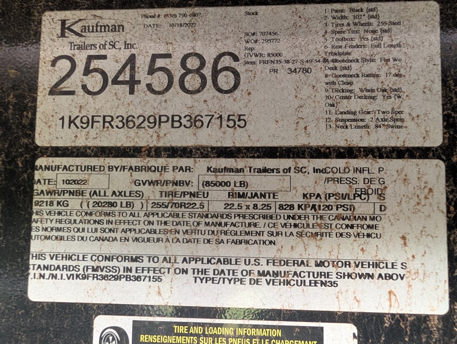 Image for 2023 KAUFMAN 35T DUAL TANDEM AXLE LOWBOY