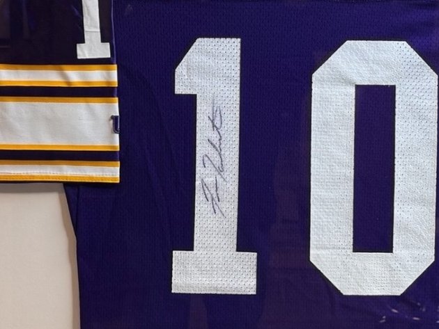 Image for Fran Tarkenton Autographed Jersey - Minnesota Viking - Authenticated