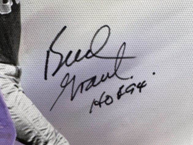 Image for Bud Grant - Autographed Canvas Print