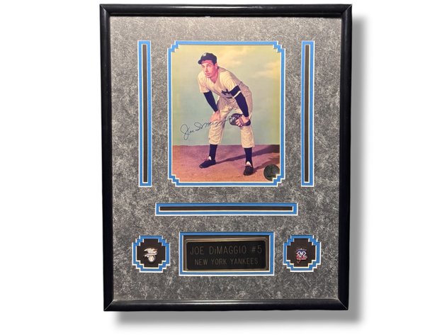 Image for Joe DiMaggio Autographed Photograph - Framed - Authenticated