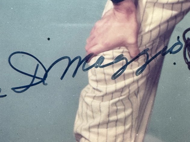 Image for Joe DiMaggio Autographed Photograph - Framed - Authenticated