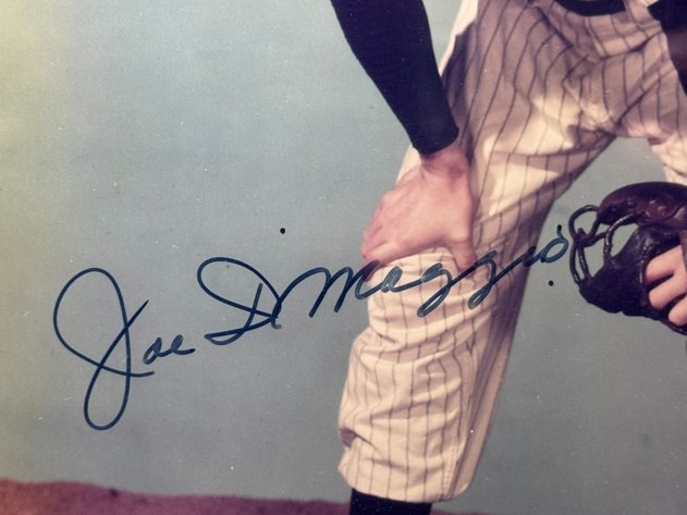 Image for Joe DiMaggio Autographed Photograph - Framed - Authenticated