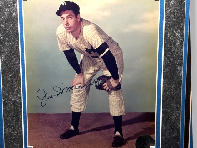 Image for Joe DiMaggio Autographed Photograph - Framed - Authenticated