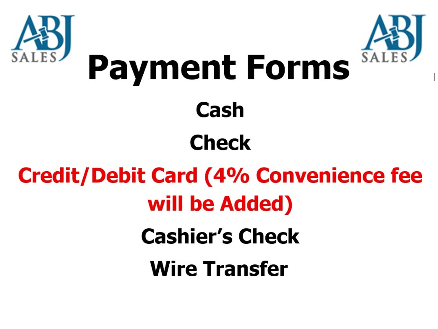 Image for MAY AUCTION