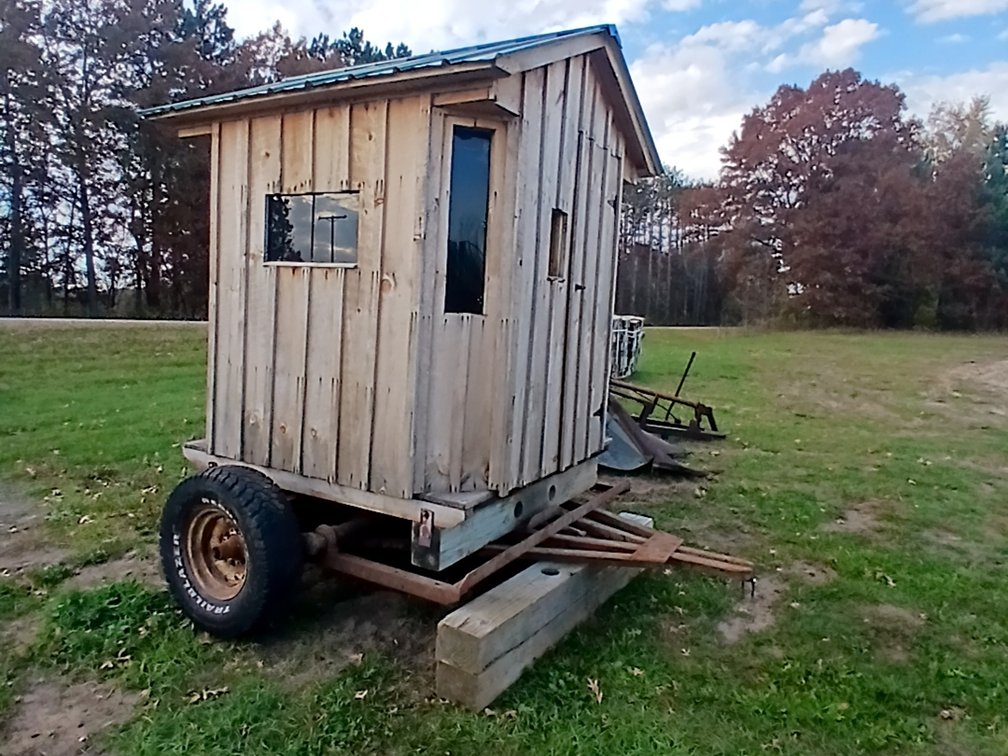 6' x 6' Hunting Shack on Transport