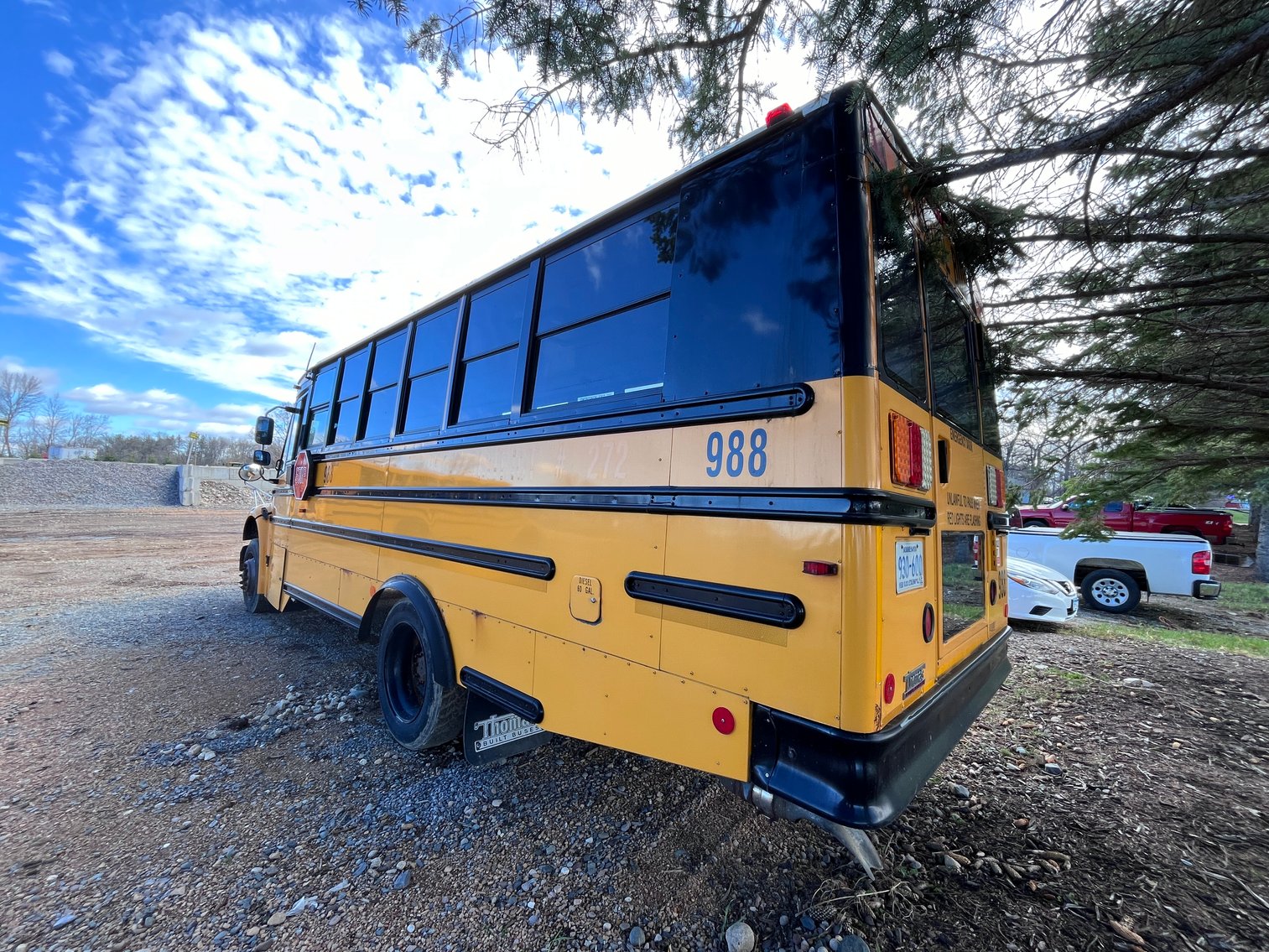 2019 Bobcat T595 Track Skid Steer & 2009 Thomas Freightliner Bus