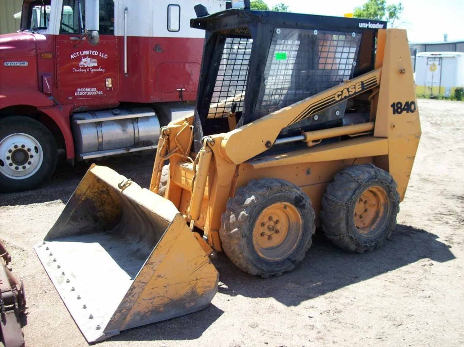 Marshall Truck Salvage Excess Equipment: Kenworth T300 Van, Trailer, Road Grader, Case 1840 Skid Steer and More
