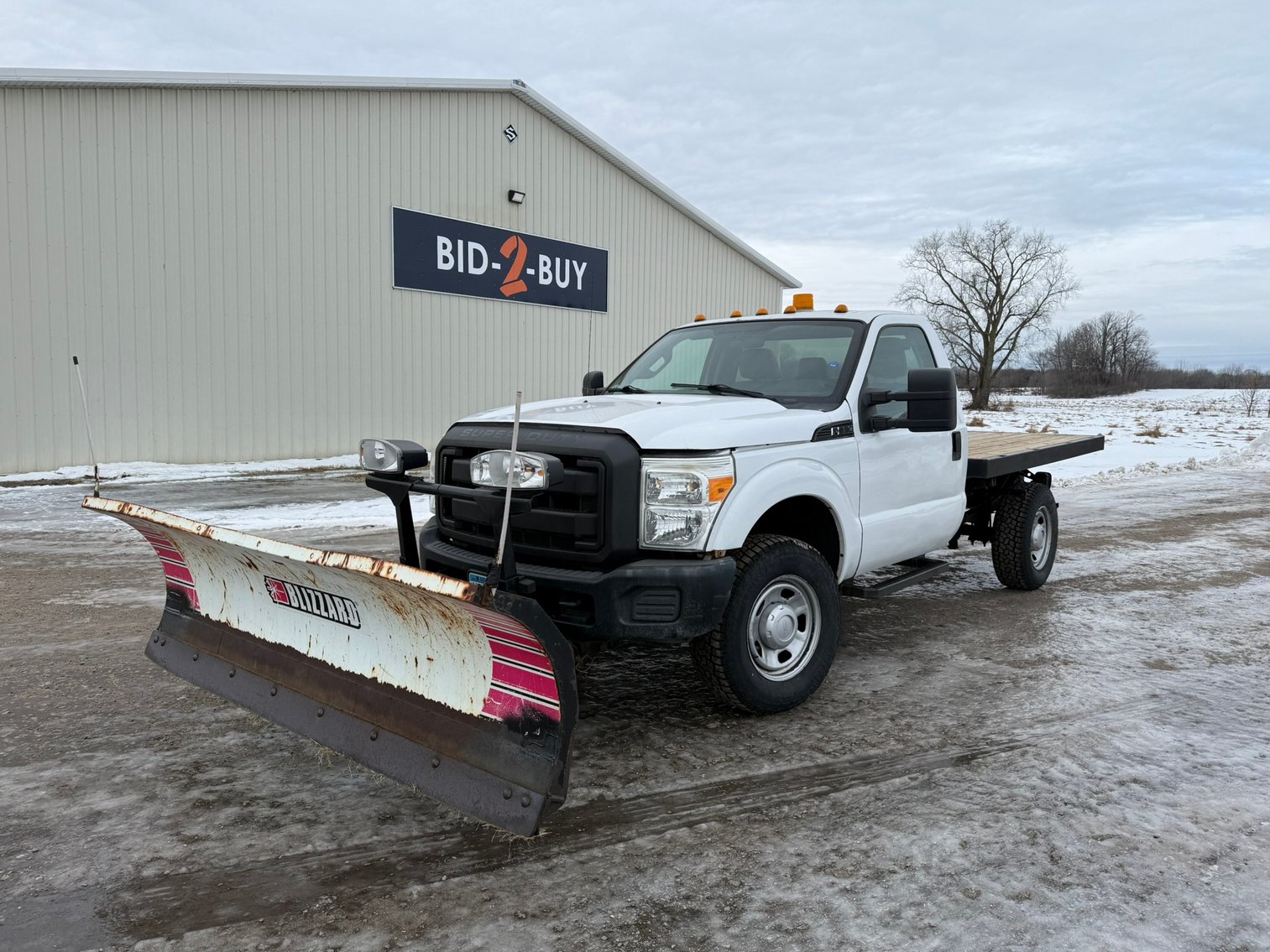 2011 Ford F-350 Super Duty Flatbed With Plow (155288)