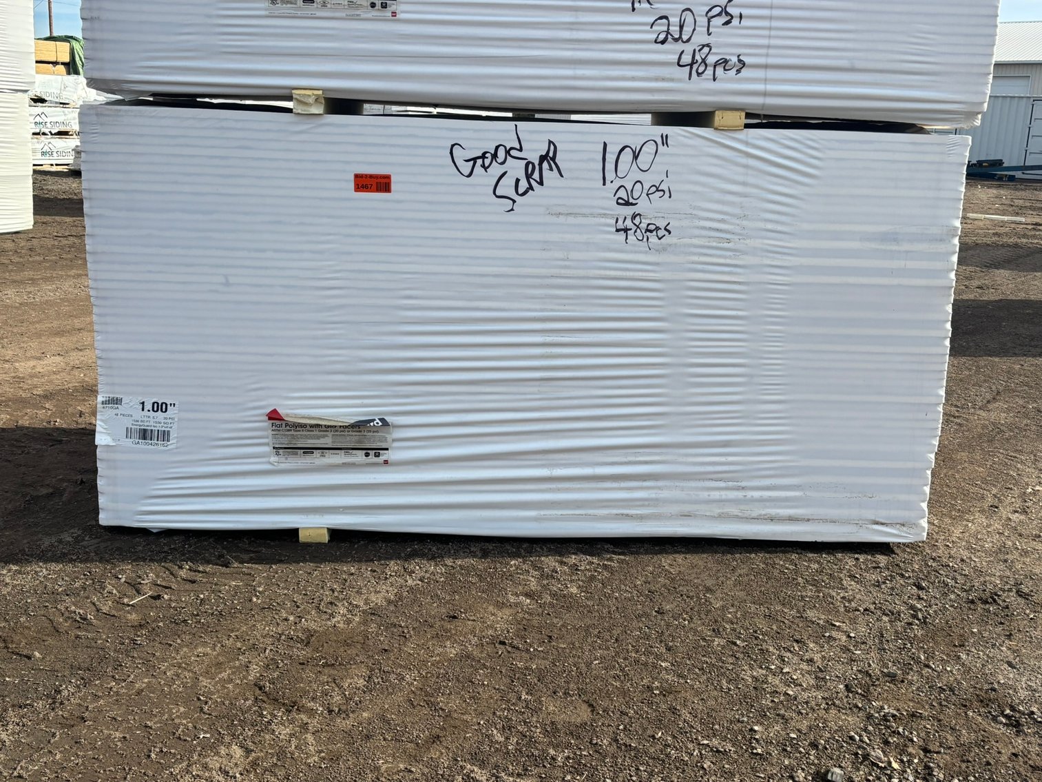 GAF EnergyGuard Polyiso Insulation: Flat & Tapered (158071)