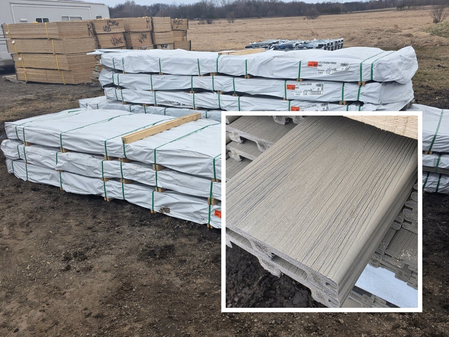 Slotted Composite Deck Boards: 20', 16' & 12'