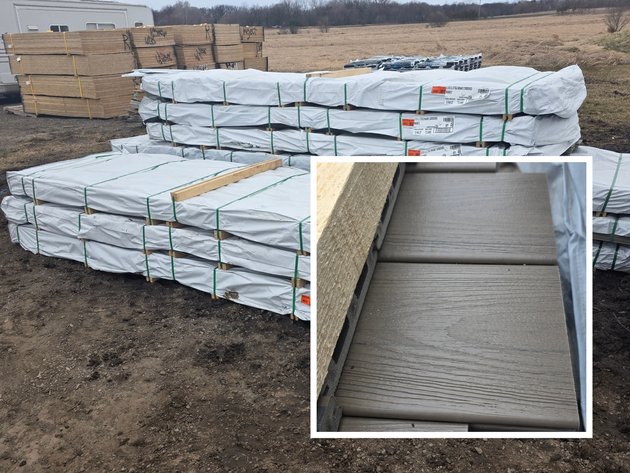 Image for Slotted Composite Deck Boards: 20', 16' & 12'