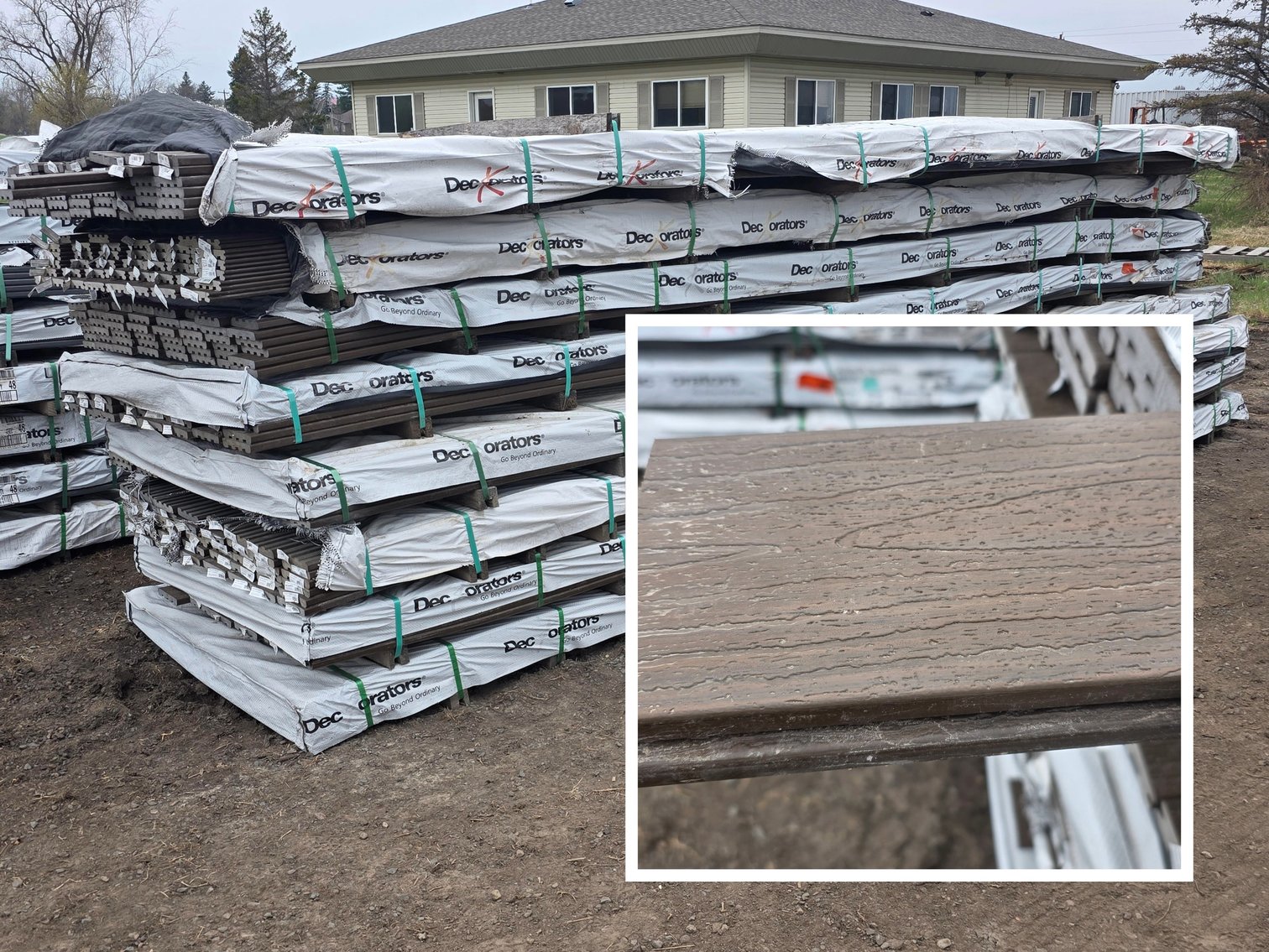 Solid & Slotted Composite Deck Boards: 16', 12'