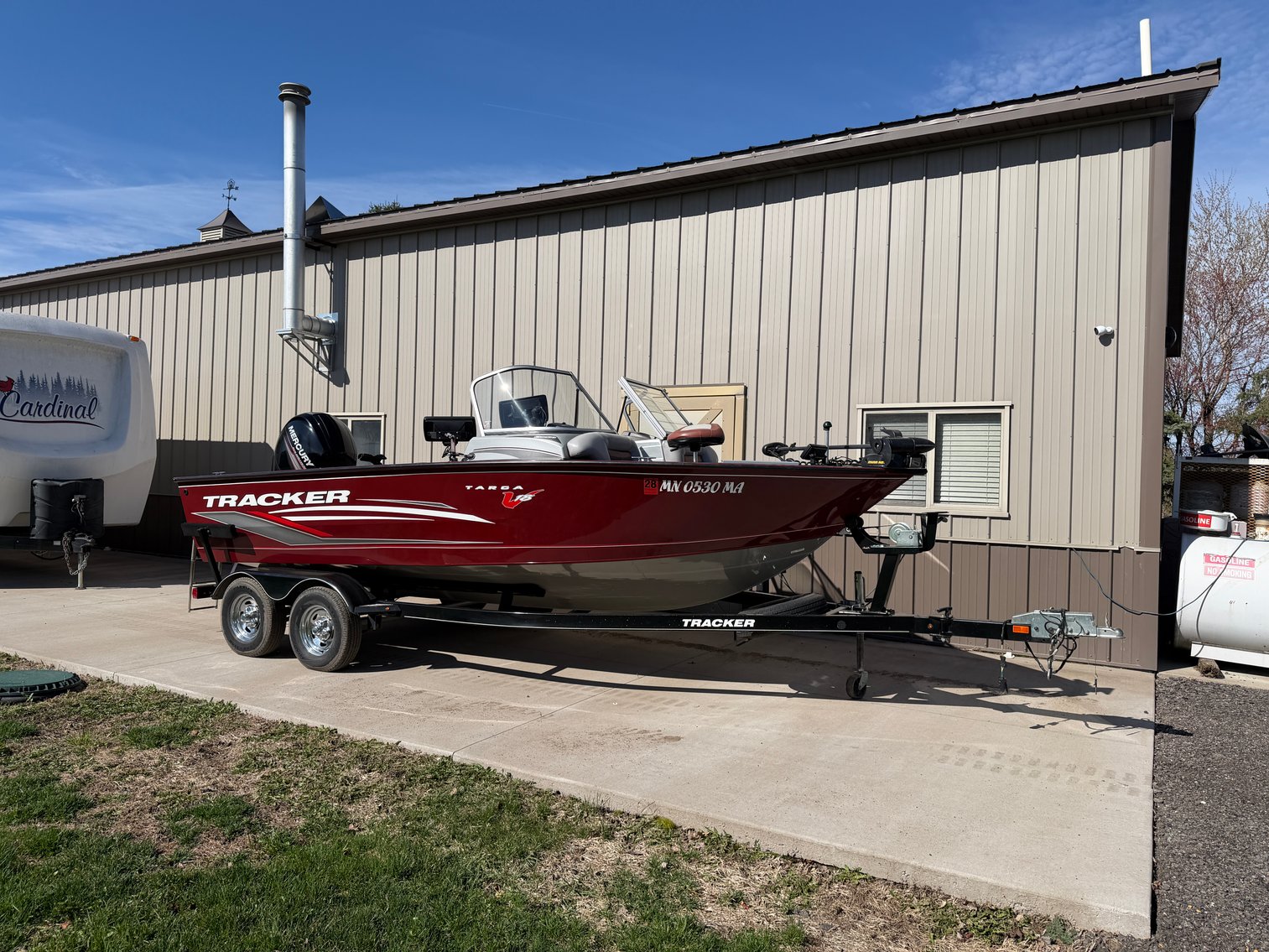 2016 Tracker Targa V18 Combo Boat With Trailer