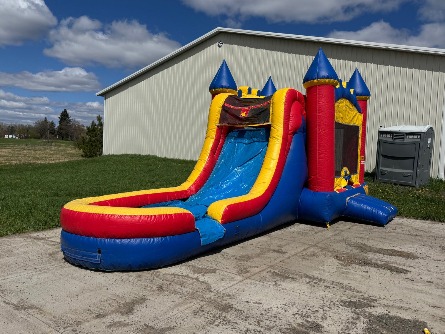 Commercial Inflatables: Bounce Houses, Games, Blowers & Enclosed Trailer