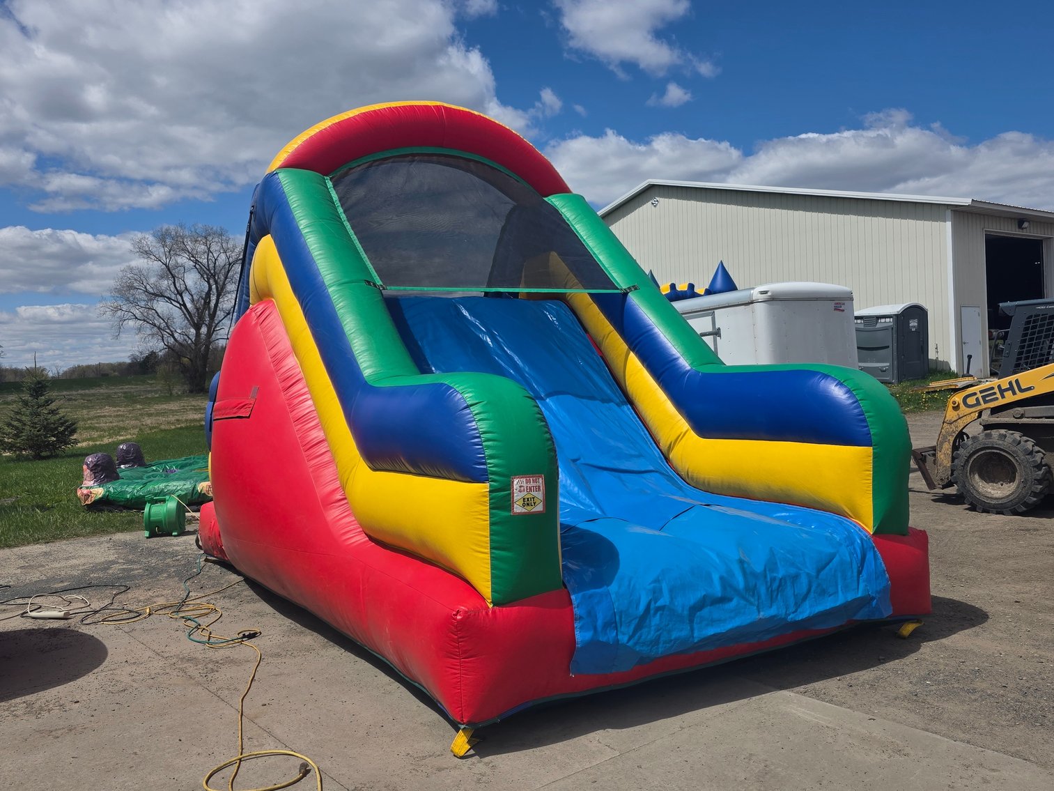 Commercial Inflatables: Bounce Houses, Games, Blowers & Enclosed Trailer (161530)