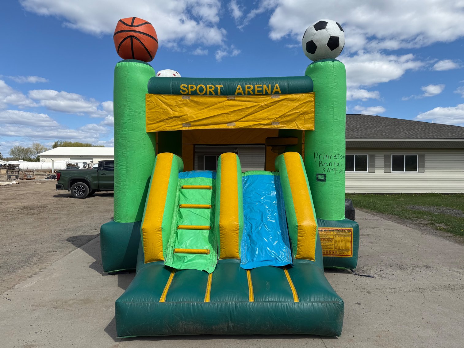 Commercial Inflatables: Bounce Houses, Games, Blowers & Enclosed Trailer