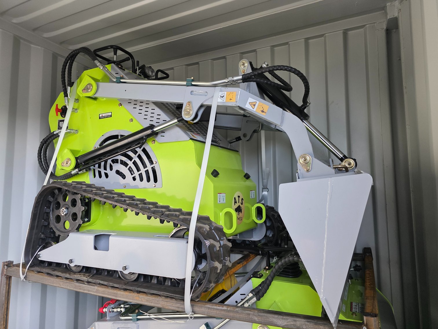 Brand New Mini Excavators (15), Mini Skids (4), Sea Containers & Attachments