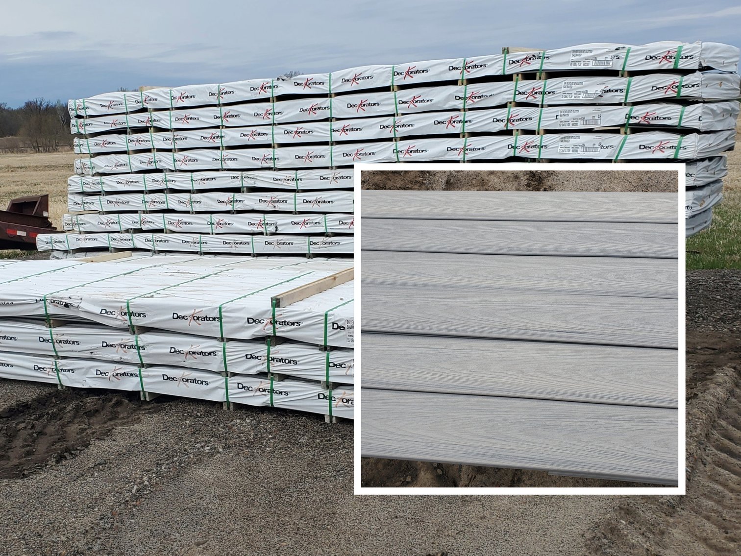 Deckorators 20' Slotted Composite Deck Boards 139568