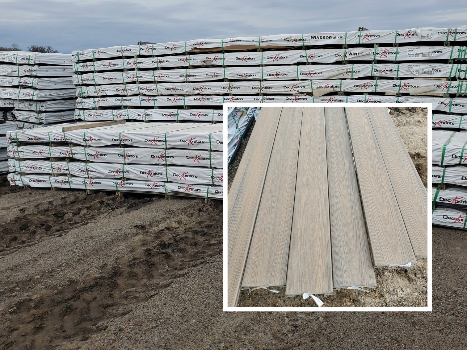 Deckorators 20' Slotted Composite Deck Boards 139568