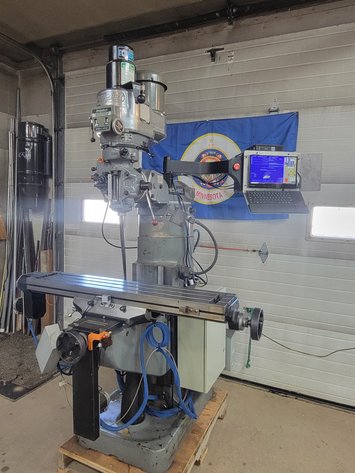 Image for 3 Axis CNC Bridgeport Mill & Piranha P2-88 Iron Worker (141044)