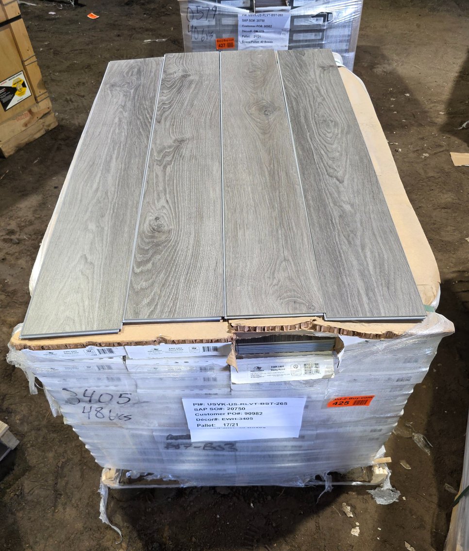 Waterproof Luxury Vinyl Click Plank Flooring (143287)