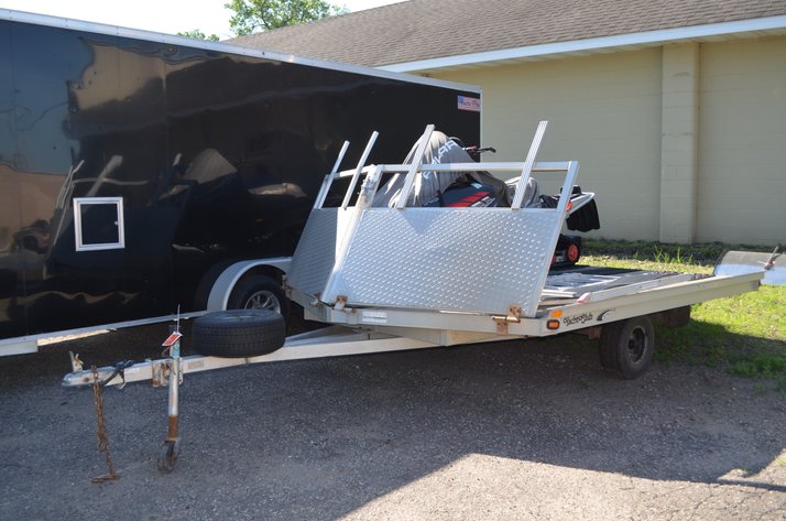 Image for Repo Yard Abandonment Auction: Snowmobiles, Trailers, Dirt Bikes, Tools, Go-Karts & More! (144451)