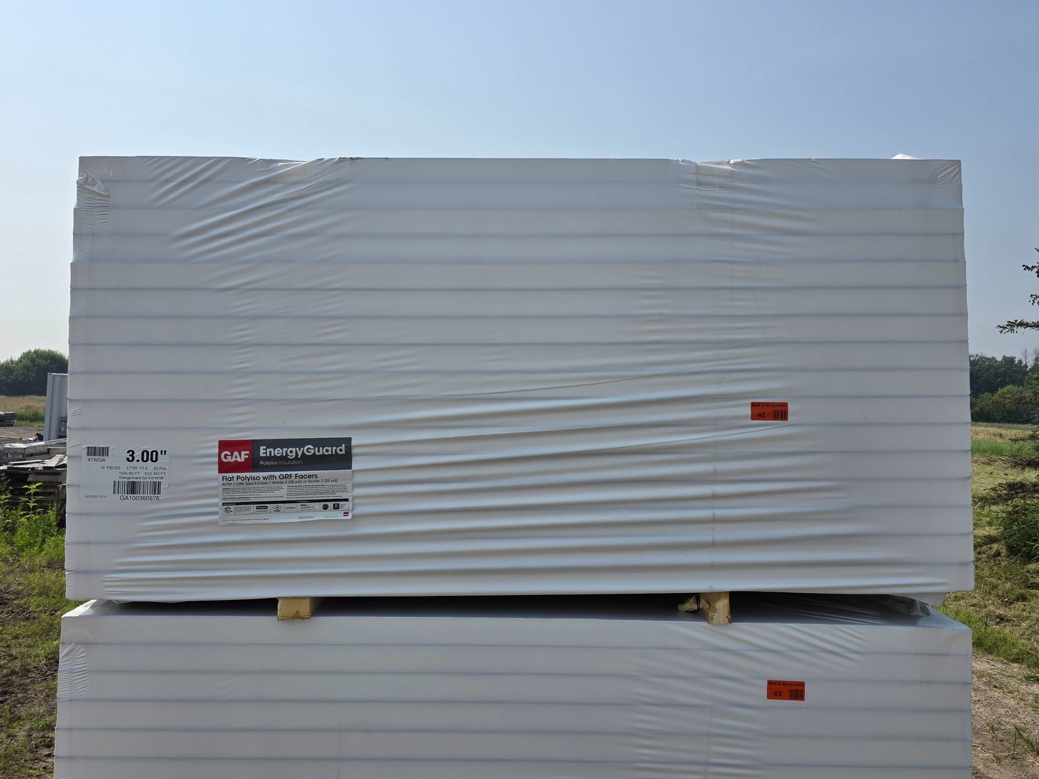 GAF EnergyGuard Polyiso Insulation: Tapered & Flat (145879)