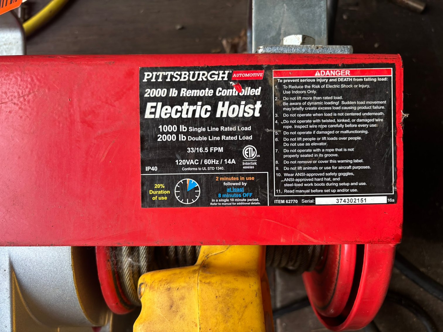 Millwright Tooling Business Closing  (146377)