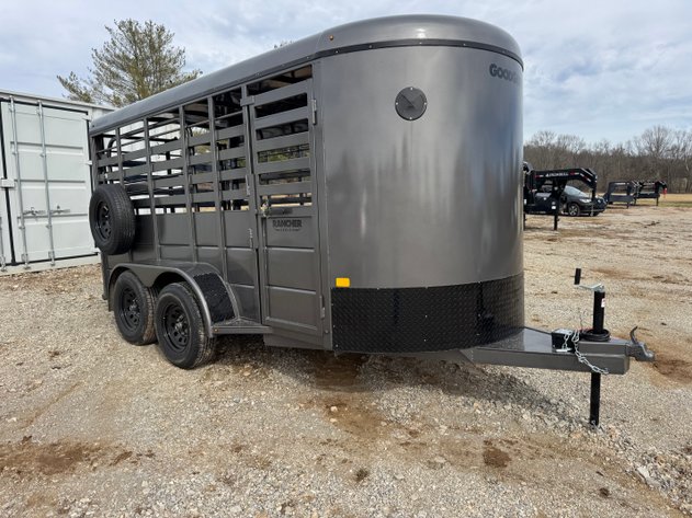 Image for New 2026 Good Guys Rancher Bumper Pull Stock Trailer