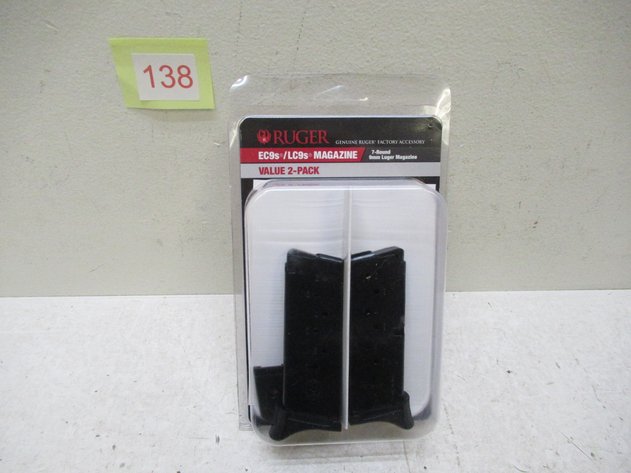Image for Two Ruger EC9s/LC9s 9mm Mags