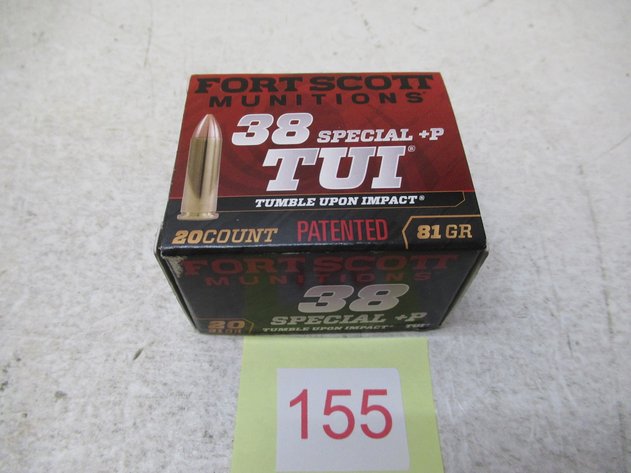 Image for Fort Scott 38SPL +P TUI Ammo