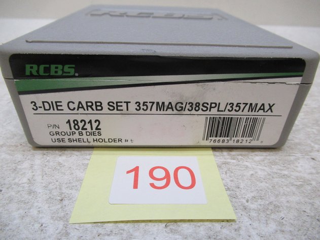 Image for RCBS 3-Die Carb Set 357Mag/38SPL