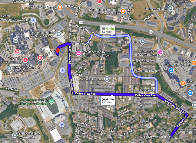 Image for 1.0294 +/- Acre Tract Close to WVU Medicine! Premier Homesite or Subdivision Opportunity. Bidding Begins Closing May 14th, at 6:00 p.m.