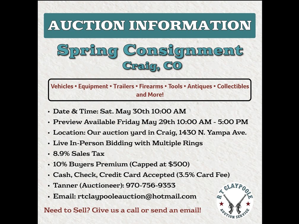 Image for Live Spring Consignment Auction
