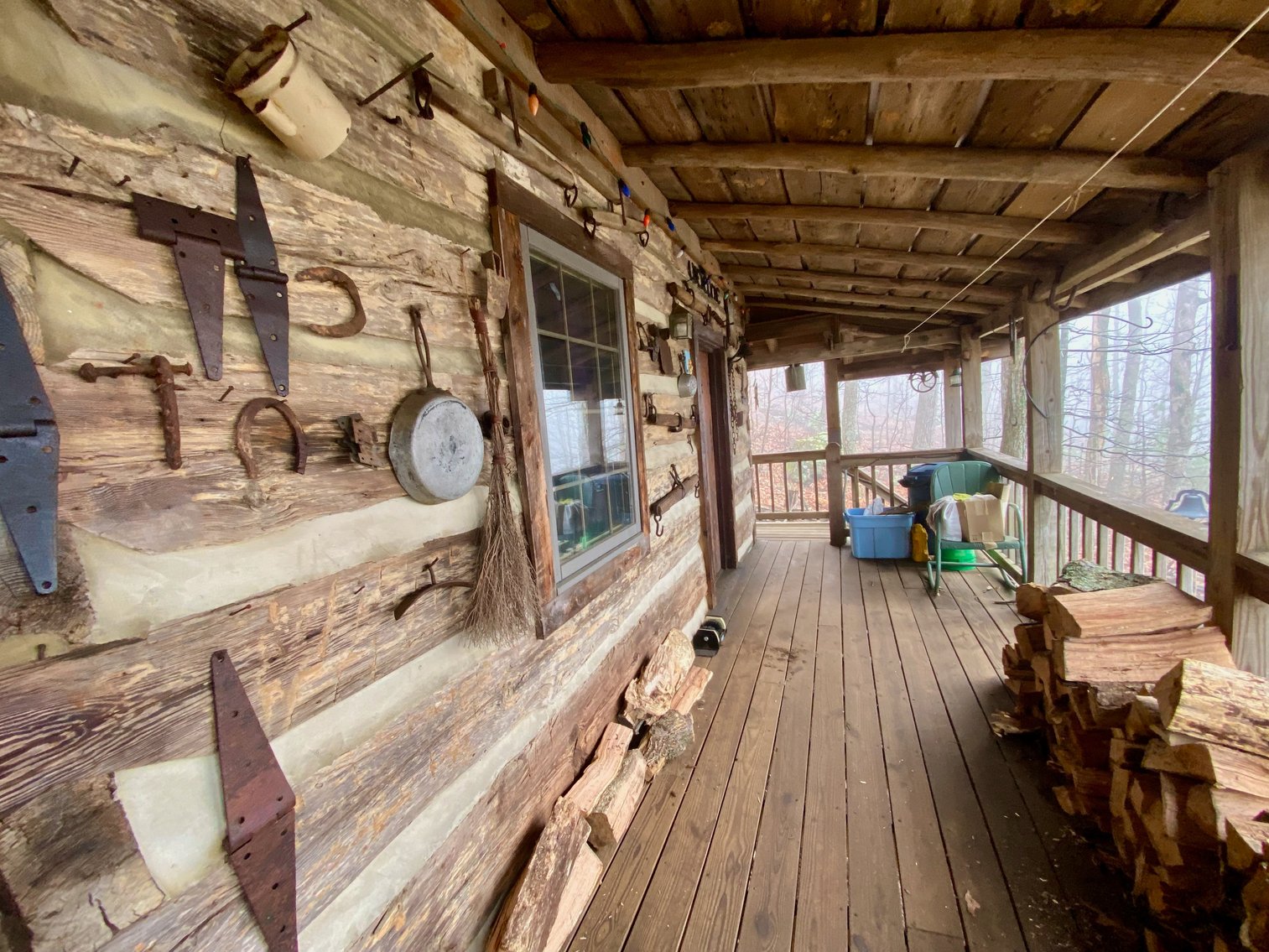 Image for 4 BR/1.5 BA Period Correct Relocated 1850's Log Cabin on 10 +/- Acres w/Amazing Mountain Views in Greene County, VA--ONLINE ONLY BIDDING!!