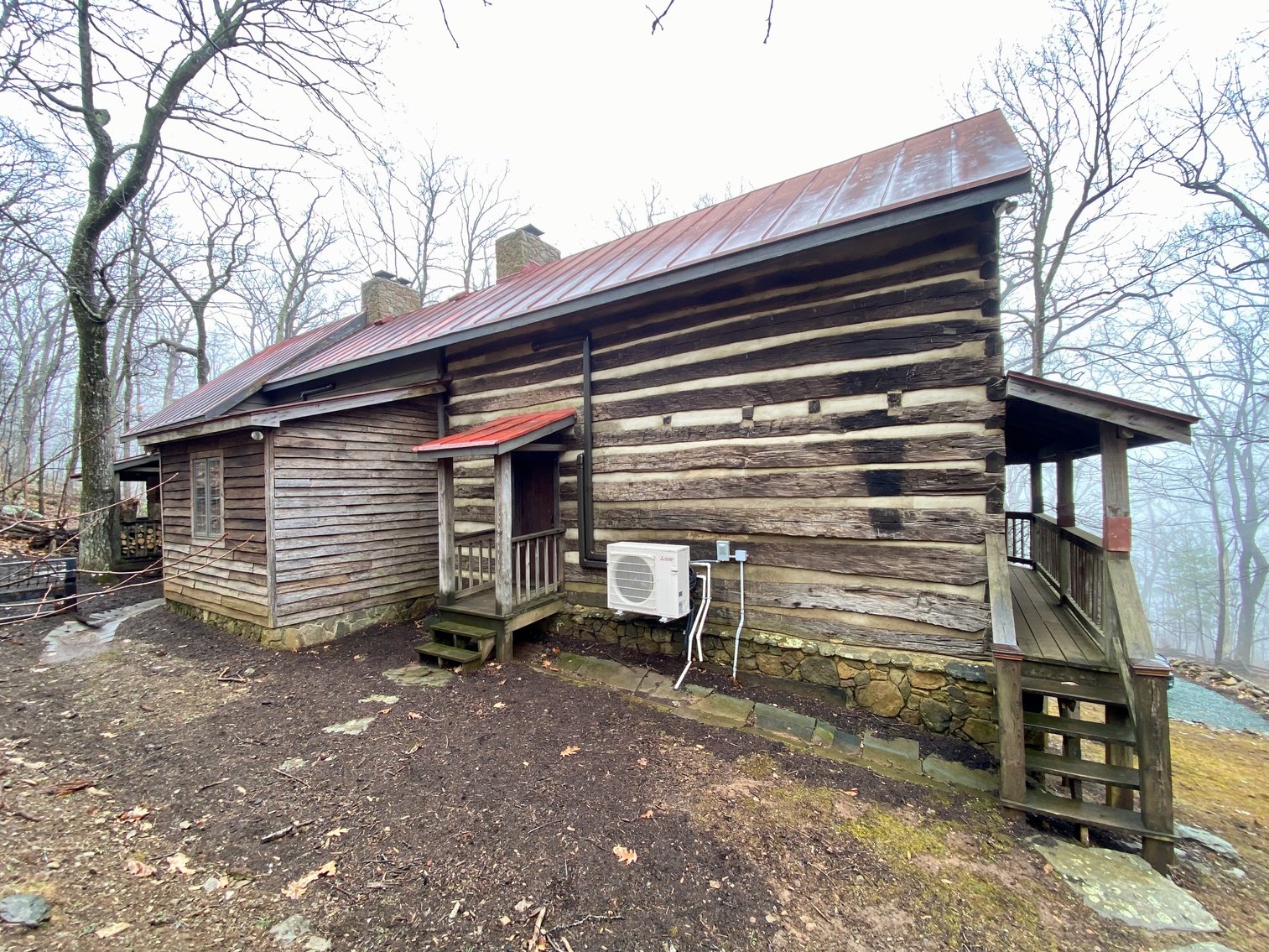 Image for 4 BR/1.5 BA Period Correct Relocated 1850's Log Cabin on 10 +/- Acres w/Amazing Mountain Views in Greene County, VA--ONLINE ONLY BIDDING!!