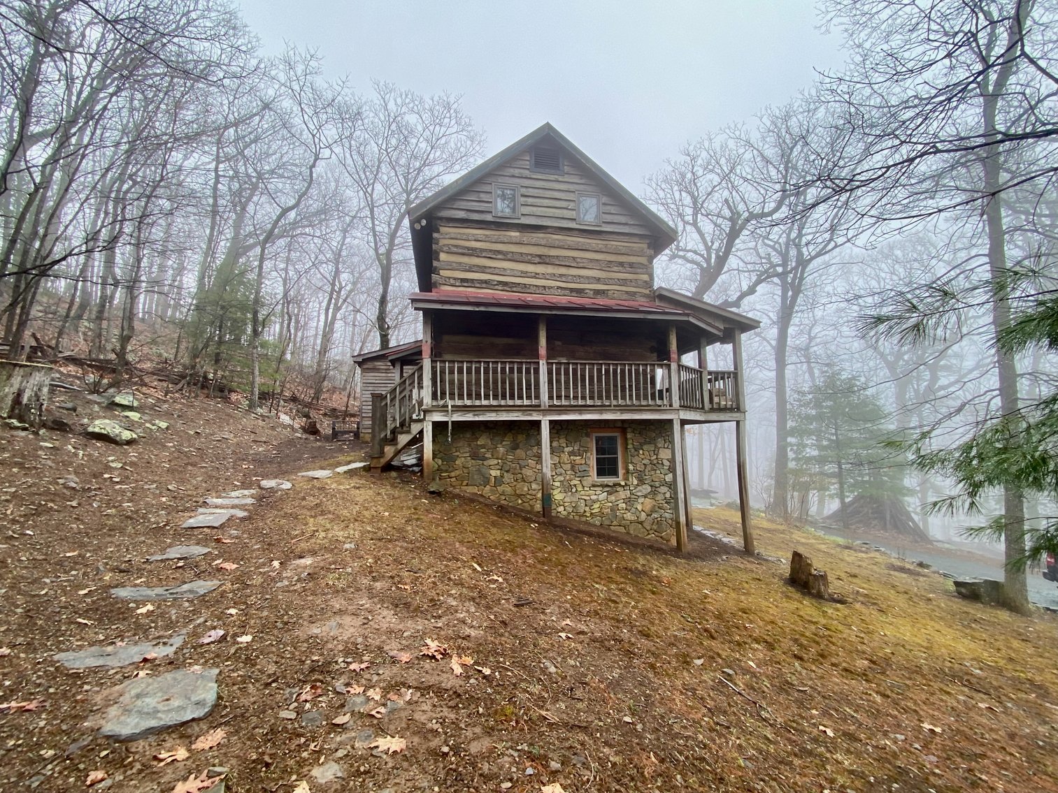Image for 4 BR/1.5 BA Period Correct Relocated 1850's Log Cabin on 10 +/- Acres w/Amazing Mountain Views in Greene County, VA--ONLINE ONLY BIDDING!!