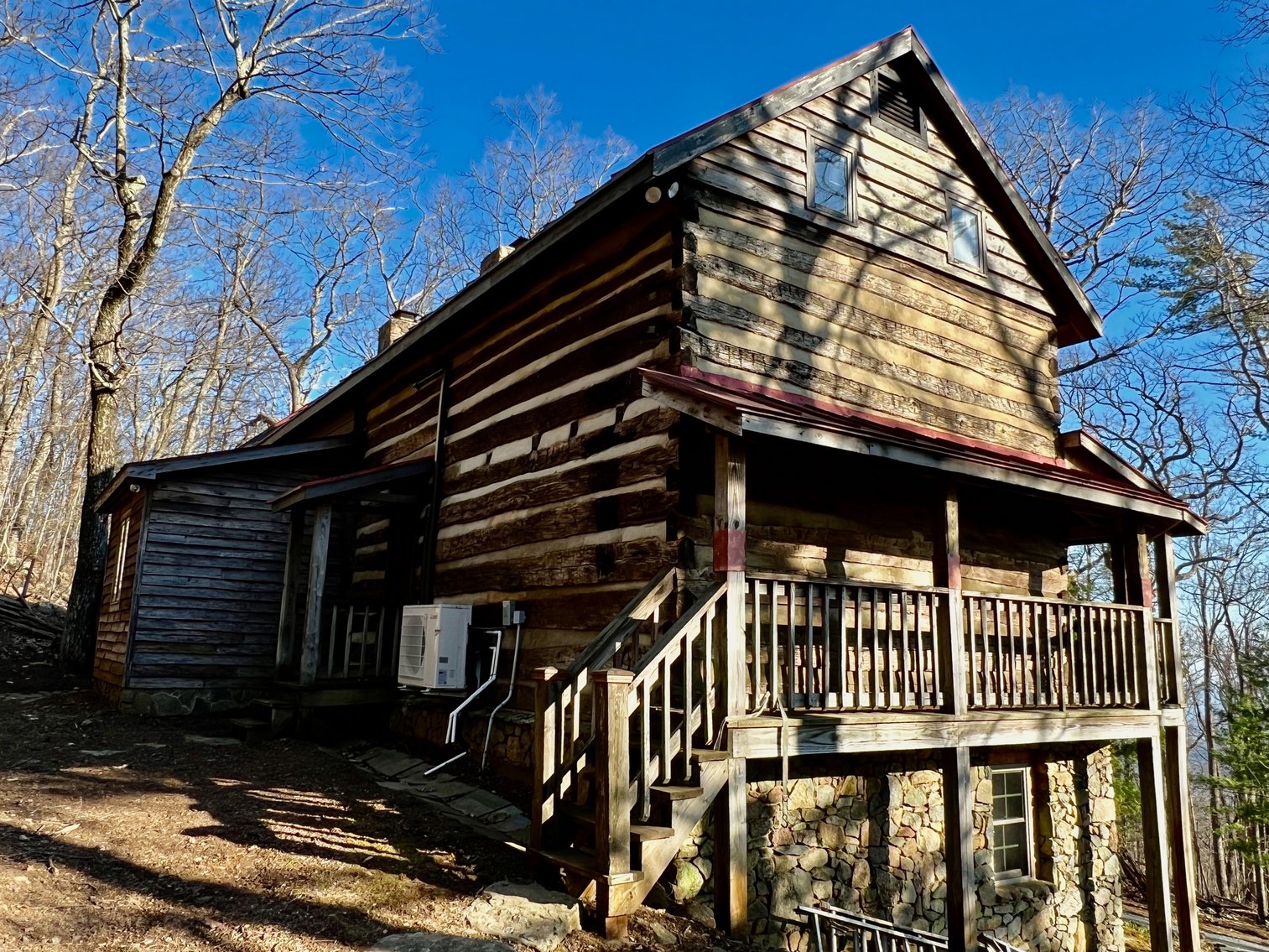 Image for 4 BR/1.5 BA Period Correct Relocated 1850's Log Cabin on 10 +/- Acres w/Amazing Mountain Views in Greene County, VA--ONLINE ONLY BIDDING!!