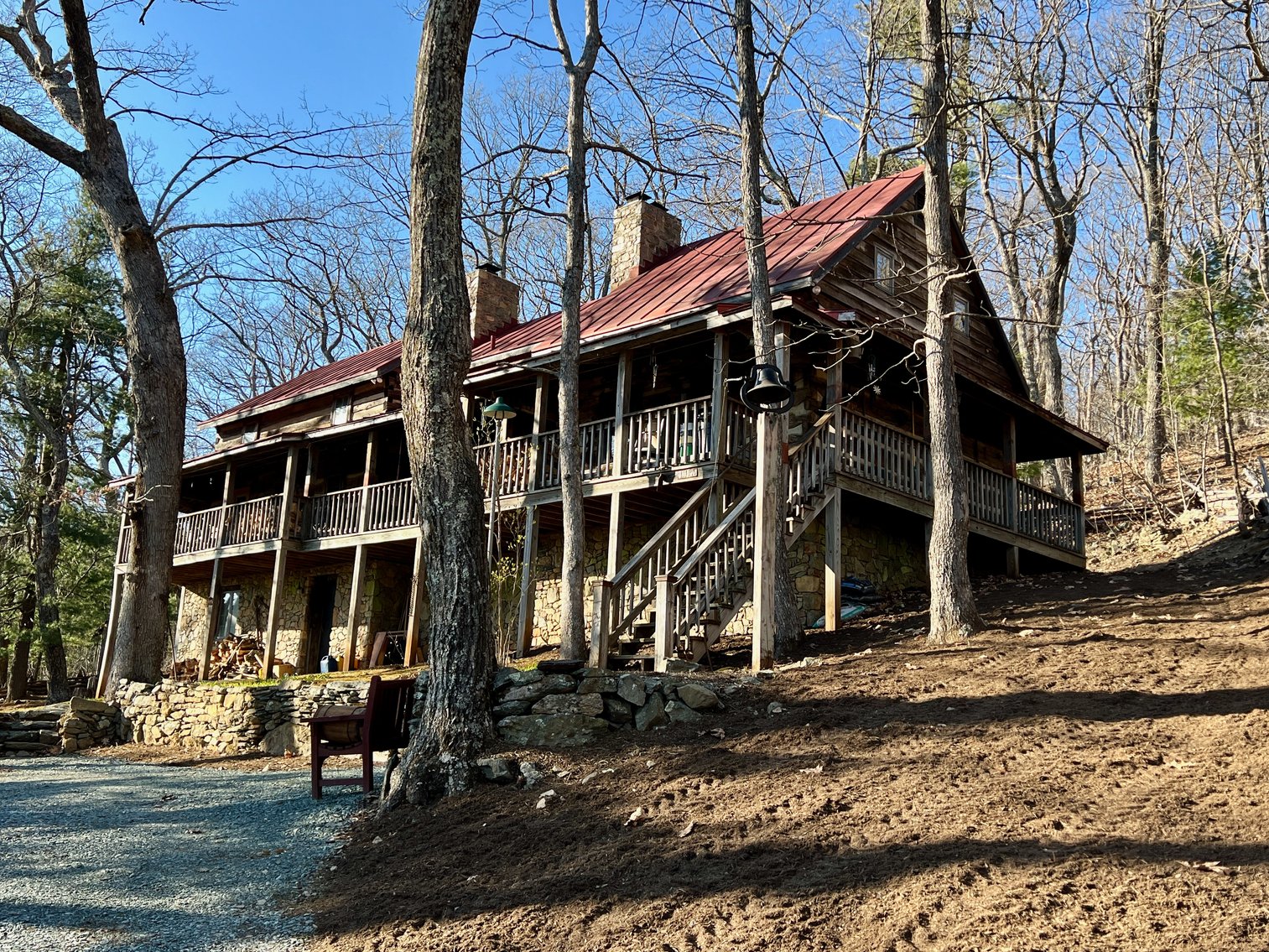 Image for 4 BR/1.5 BA Period Correct Relocated 1850's Log Cabin on 10 +/- Acres w/Amazing Mountain Views in Greene County, VA--ONLINE ONLY BIDDING!!