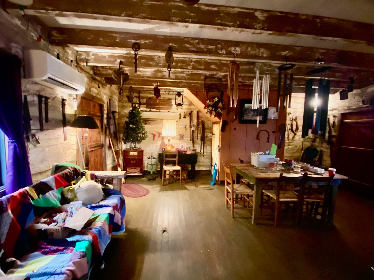 Image for 4 BR/1.5 BA Period Correct Relocated 1850's Log Cabin on 10 +/- Acres w/Amazing Mountain Views in Greene County, VA--ONLINE ONLY BIDDING!!