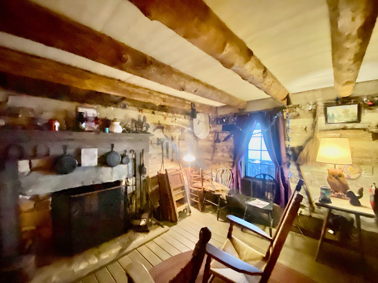 Image for 4 BR/1.5 BA Period Correct Relocated 1850's Log Cabin on 10 +/- Acres w/Amazing Mountain Views in Greene County, VA--ONLINE ONLY BIDDING!!