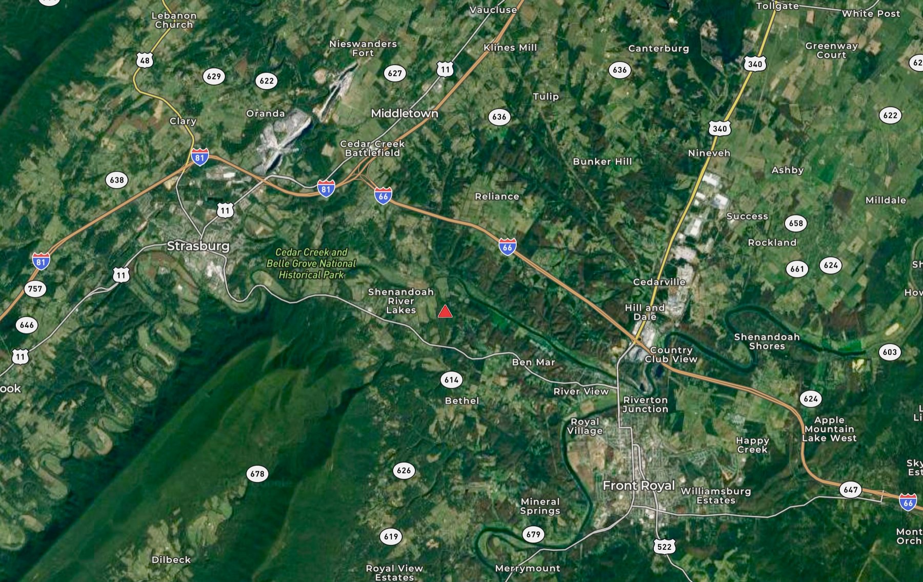 Image for 6.48 +/- Acre Land Parcel w/430' +/- of Passage Creek Frontage in Warren County, VA--ONLINE ONLY BIDDING!!