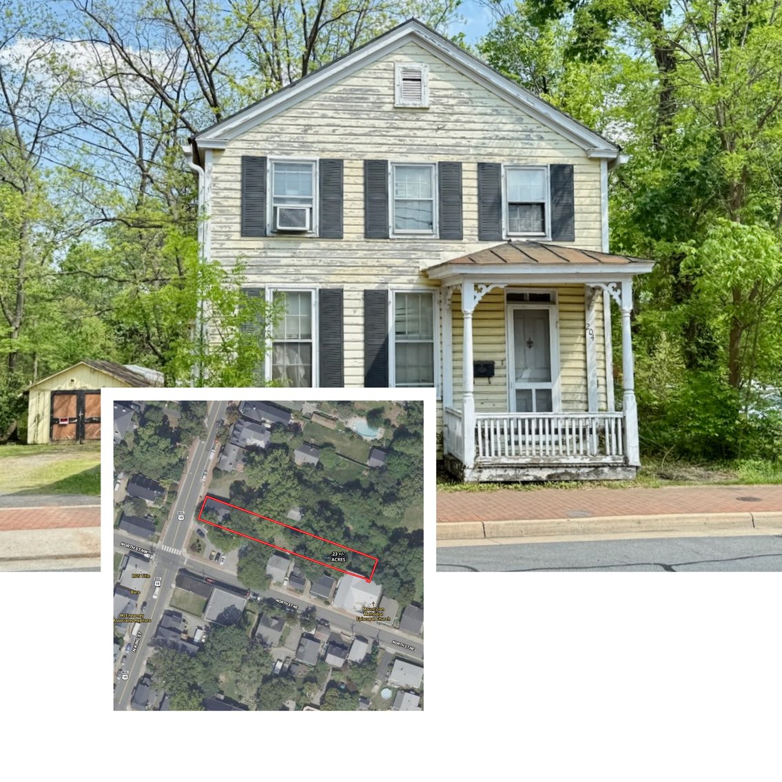 Image for 3 BR/1 BA Home & 3 BR/2 BA Home on .70 +/- Acre North King St. Double Lot in Historic Downtown Leesburg, VA--SELLING to the HIGHEST BIDDER!!