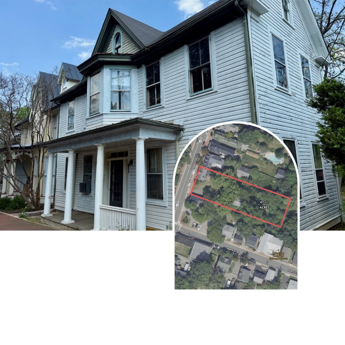 Image for 3 BR/2 BA Home on .47 +/- Acre North King St. Lot in Historic Downtown Leesburg, VA--SELLING to the HIGHEST BIDDER!!