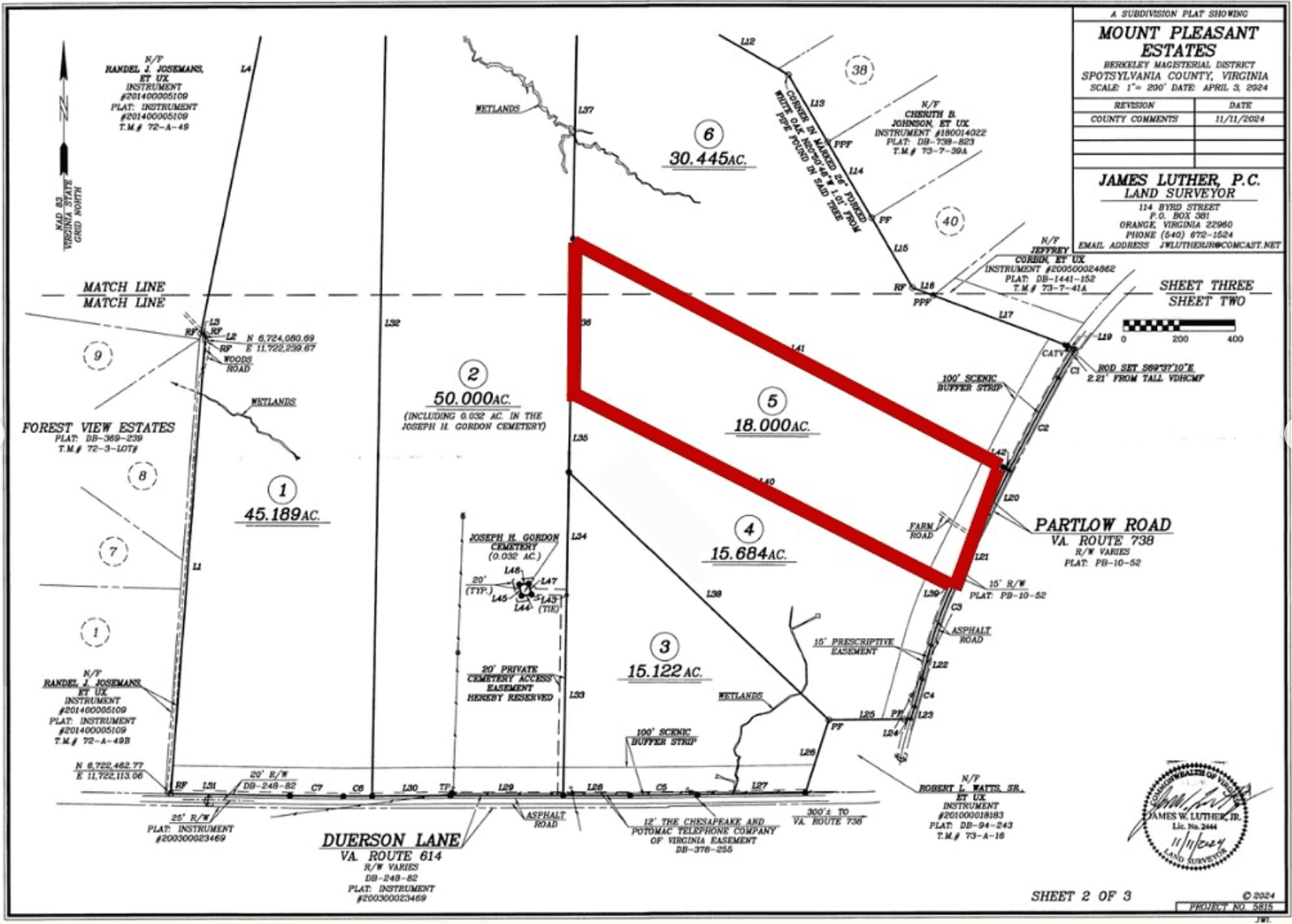 Image for 18 +/- Acre Estate Building Lot in Spotsylvania County, VA-- SELLING to the HIGHEST BIDDER via ONLINE ONLY BIDDING!!