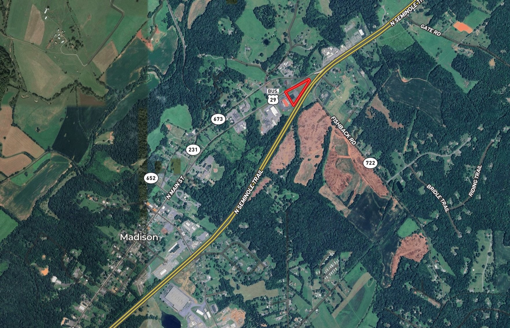 Image for Income Producing Commercial Building on 2.9 +/- Acres Fronting Rt. 29 in Madison County, VA--ONLINE ONLY BIDDING!!