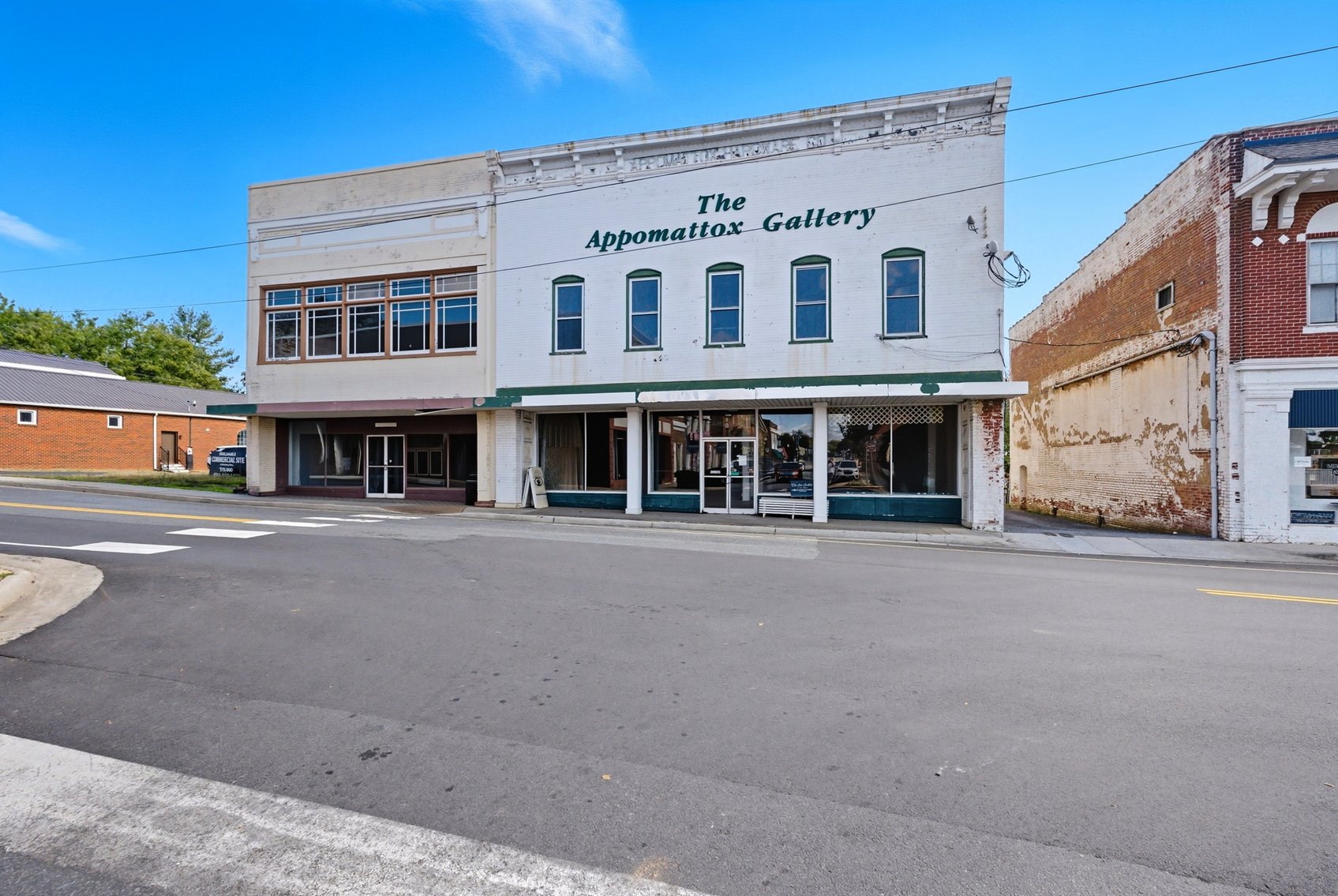 Image for HIGH BID HAS BEEN SUBMITTED FOR BANK APPROVAL: Large Commercial 2 Story Building in Downtown Historic Appomattox, VA--ONLINE ONLY BIDDING