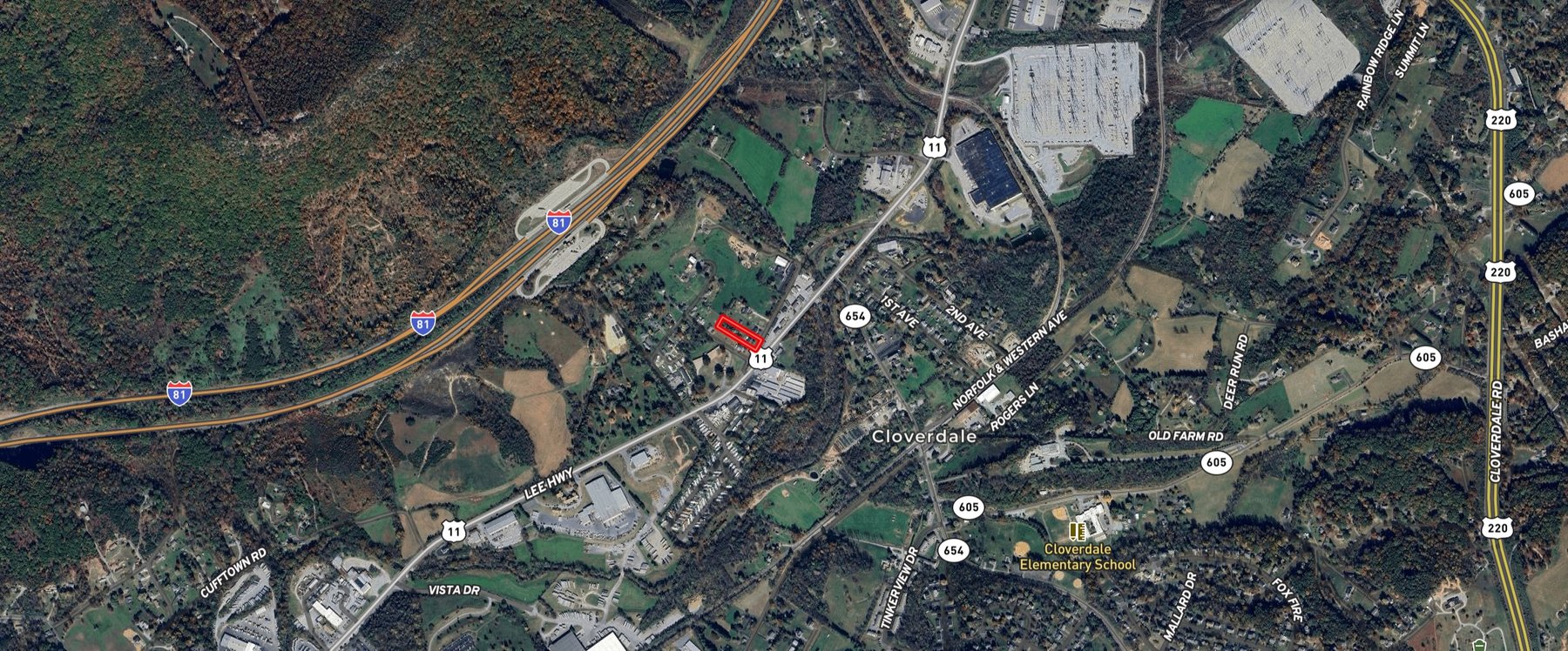 Image for 2 BR/2 BA Brick Home w/Full Basement on 1 +/- Acre Lot in the Cloverdale Area of Roanoke, VA--ONLINE ONLY BIDDING!!