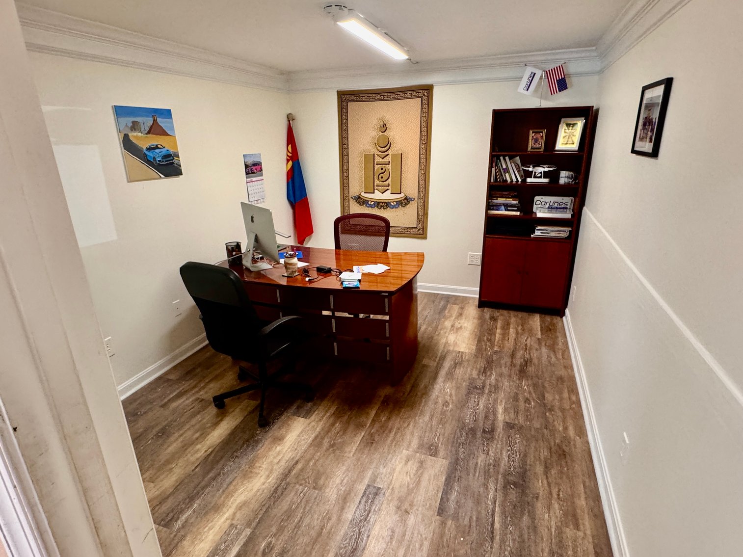 Image for Income Producing Commercial Building w/Office, Apartment & 2 Bay Garage/Shop on .46 +/- Acres w/Rts. 1 & 208 Visibility--ONLINE ONLY BIDDING!!