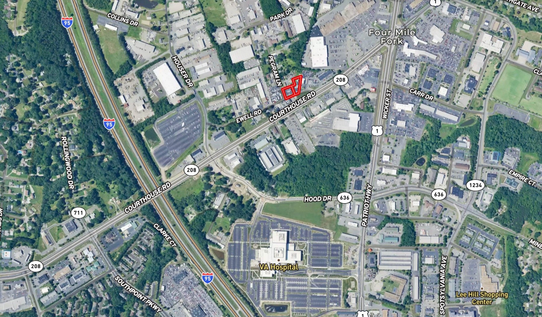 Image for Income Producing Commercial Brick Building on .39 +/- Acres w/Rts. 1 & 208 Visibility--ONLINE ONLY BIDDING!!